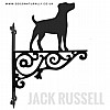Jack Russell Ornate Wall Bracket